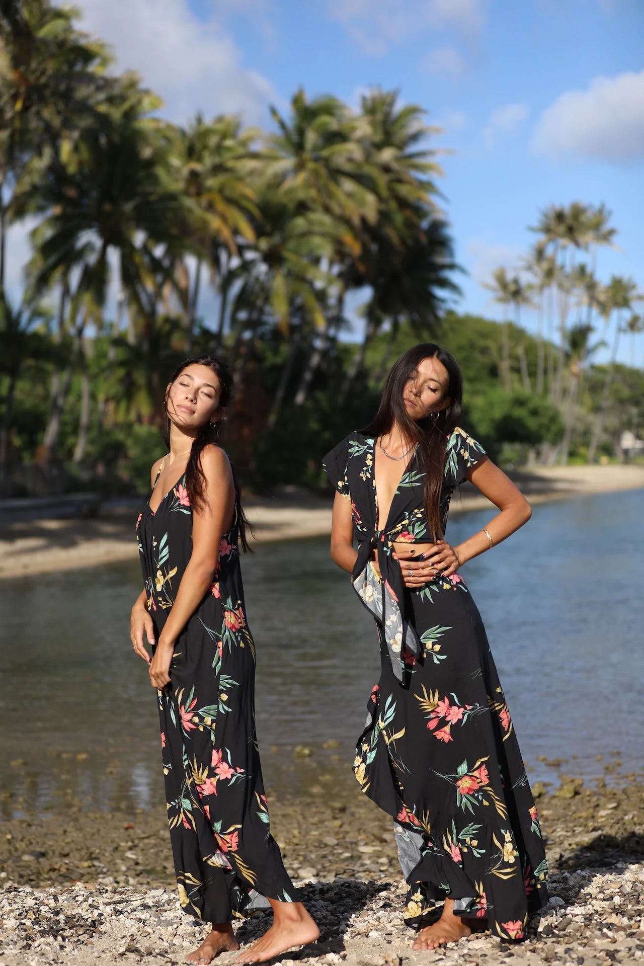 Roxy lotus shop heart maxi dress