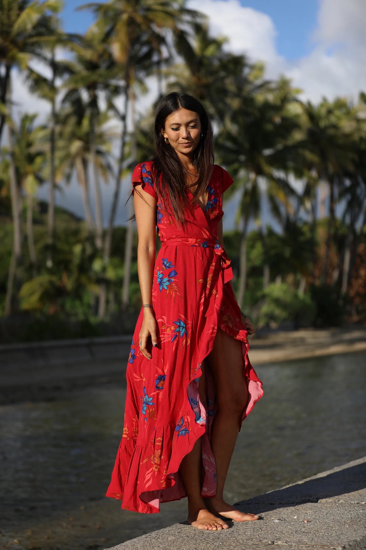 Tahiti Wrap Dress