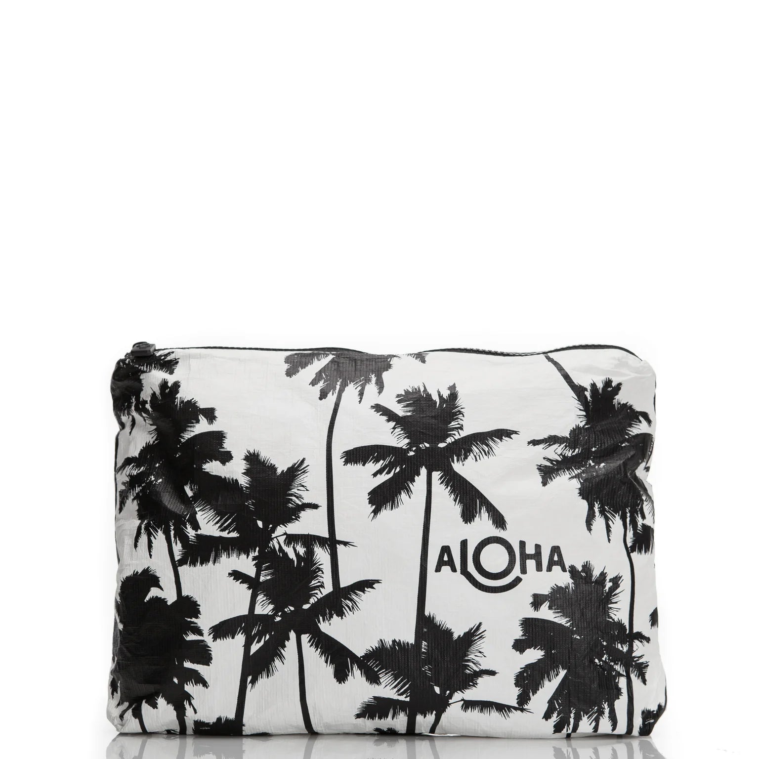 Coco Palms Mid Pouch / Black & White