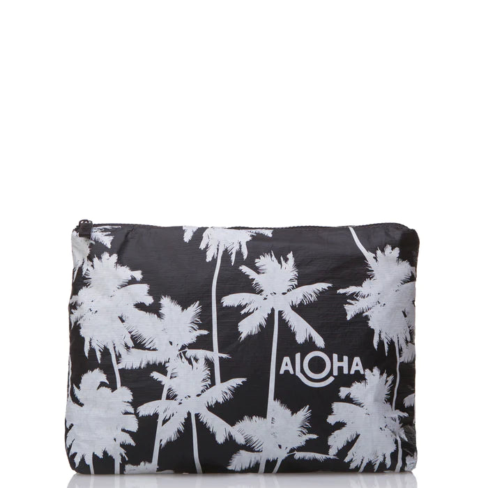 Coco Palms Mid Pouch / White & Black