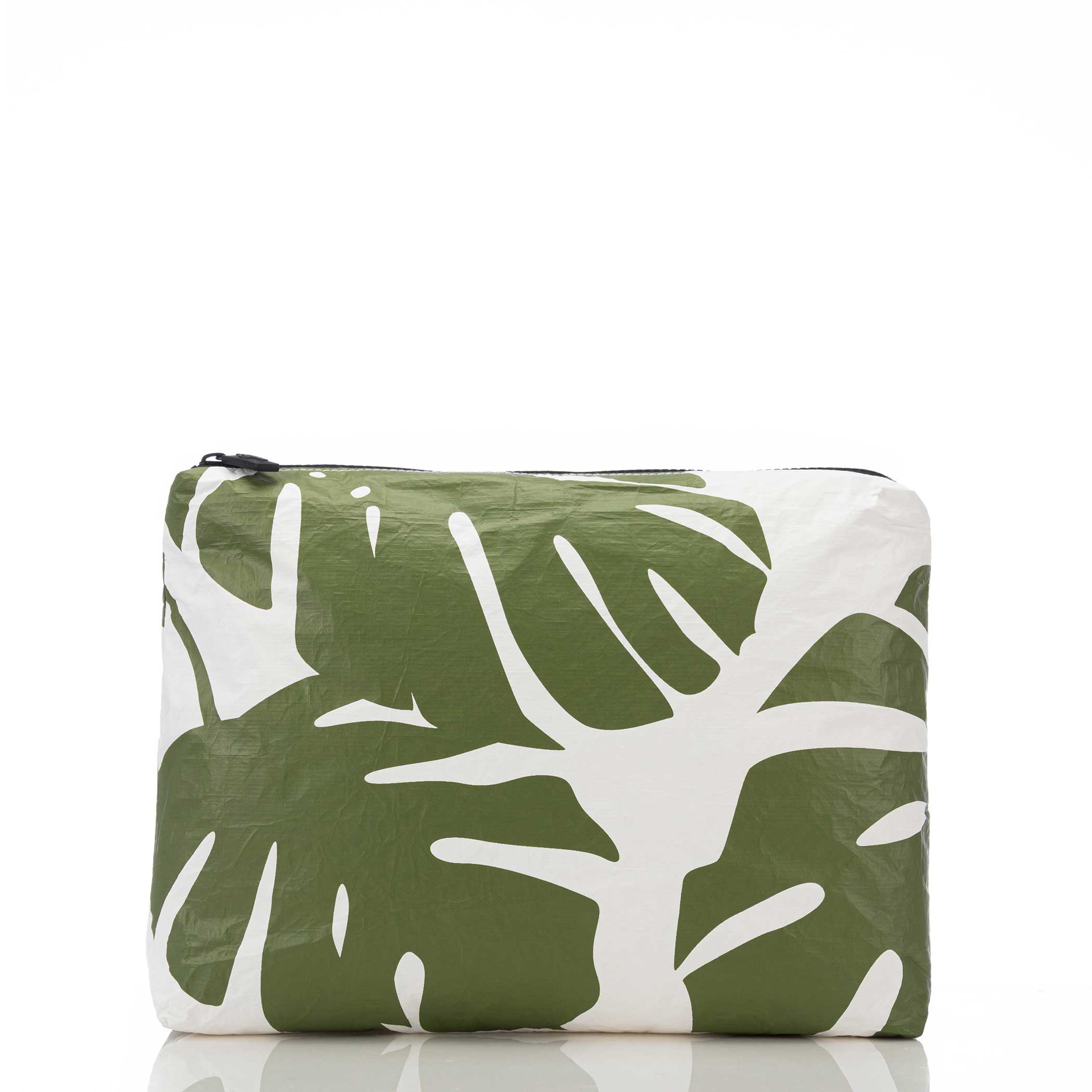 Monstera Mid Pouch / Seaweed
