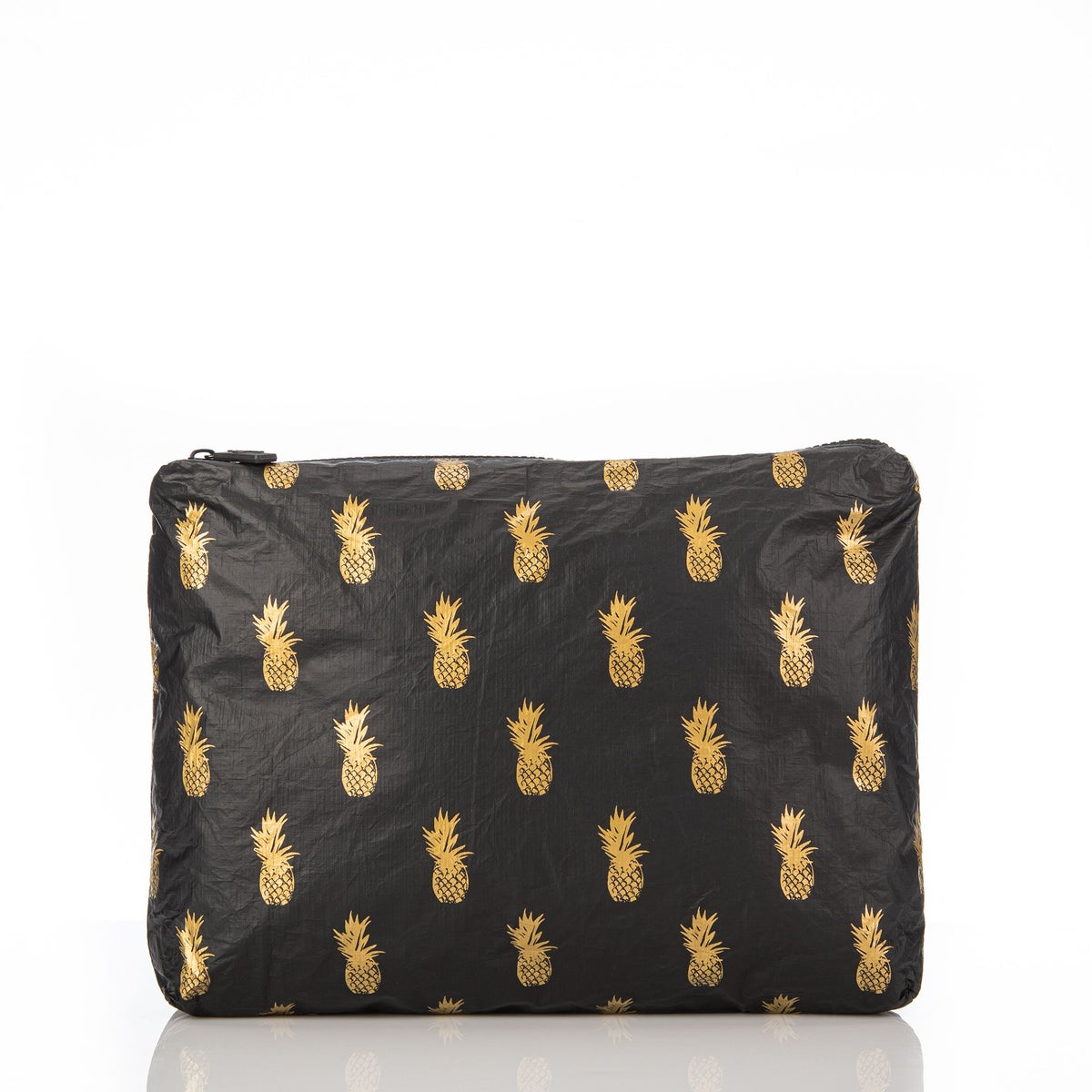 Pineapple Royale Mid Pouch / Gold & Black