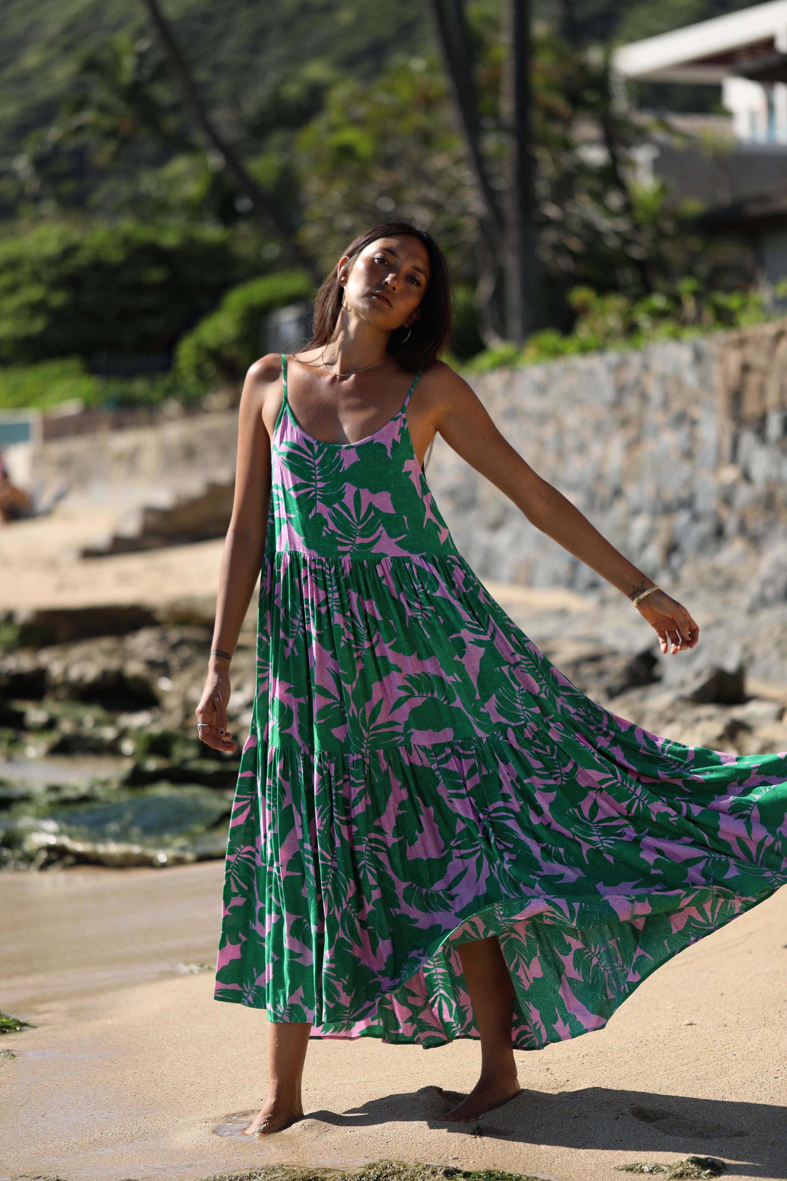 Waikiki Tiered Maxi Dress