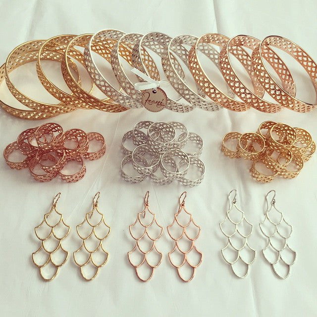 Unveiled Mermaid Scale Earrings - Keani Jewelry